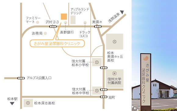 さがみ屋クリニックの地図